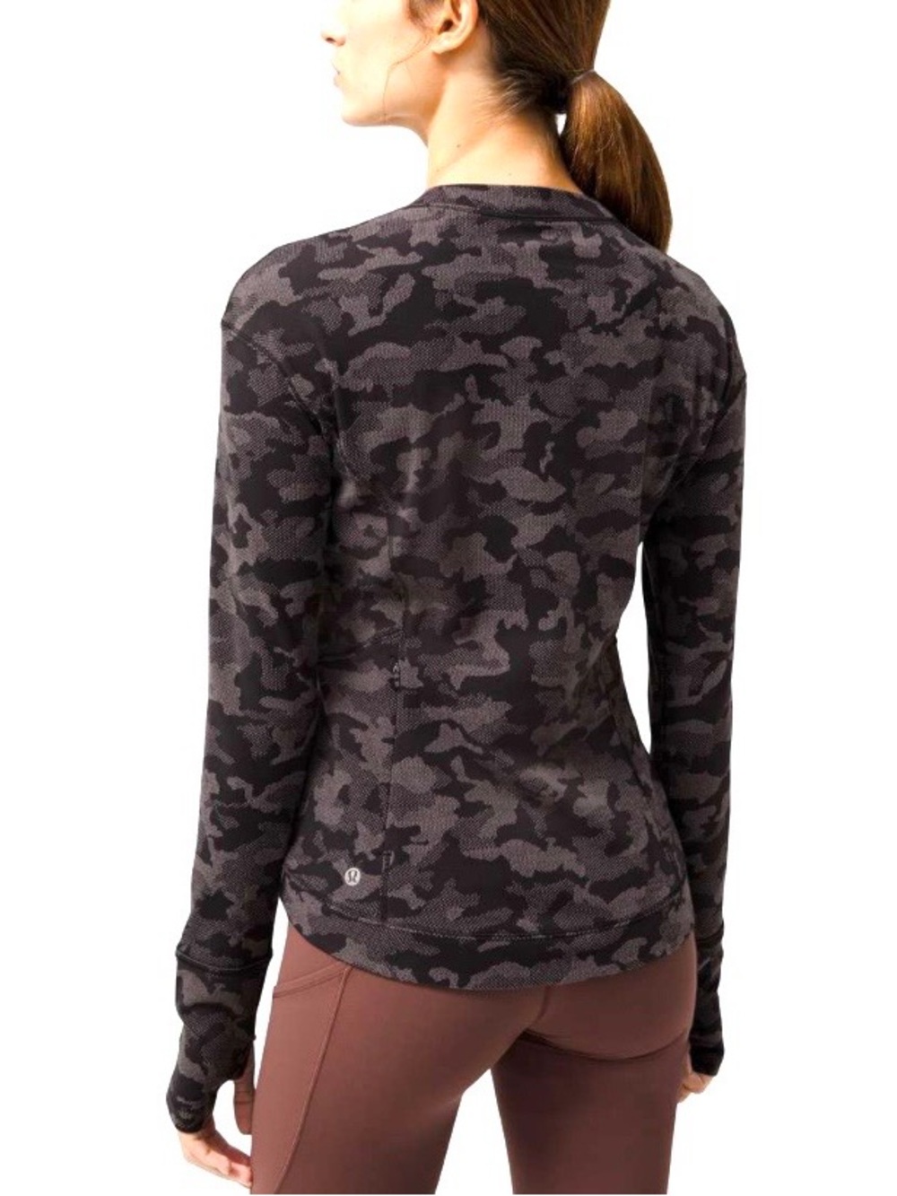 Lululemon Close to Crossing L/S Heritage Camo Jacquard Black Lunar 10
